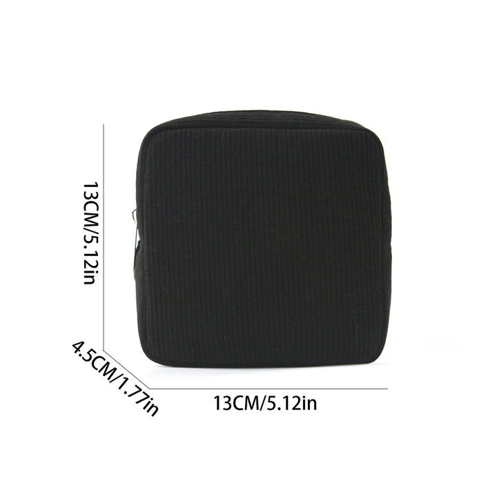 Cosmetic storage bag with structured surface Stornfield