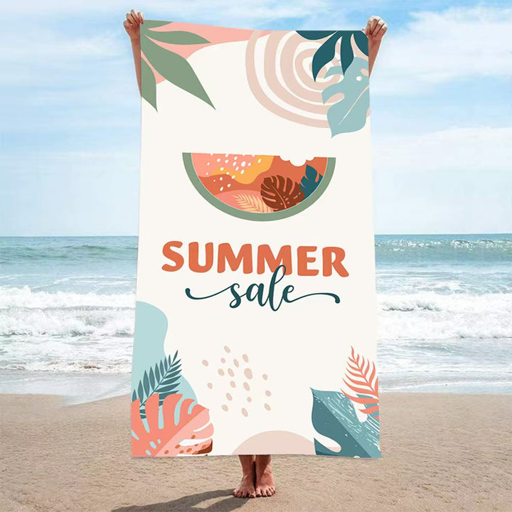 Women's beach towel with creative golf theme Stornfield
