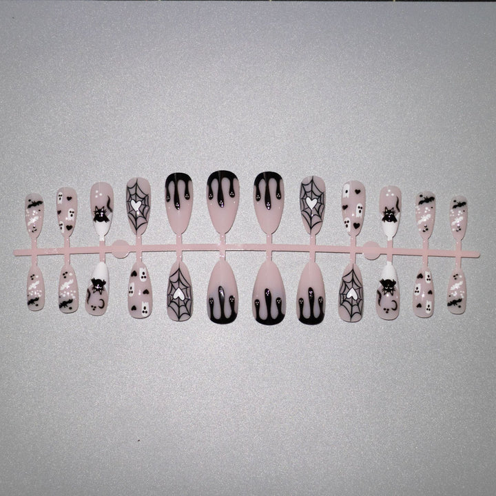 Halloween-Themed Spider and Ghost Nail Art Kit