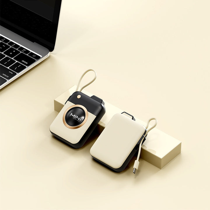 Portable Mini Power Bank with Integrated Charging Cable and Innovative Design Stornfield
