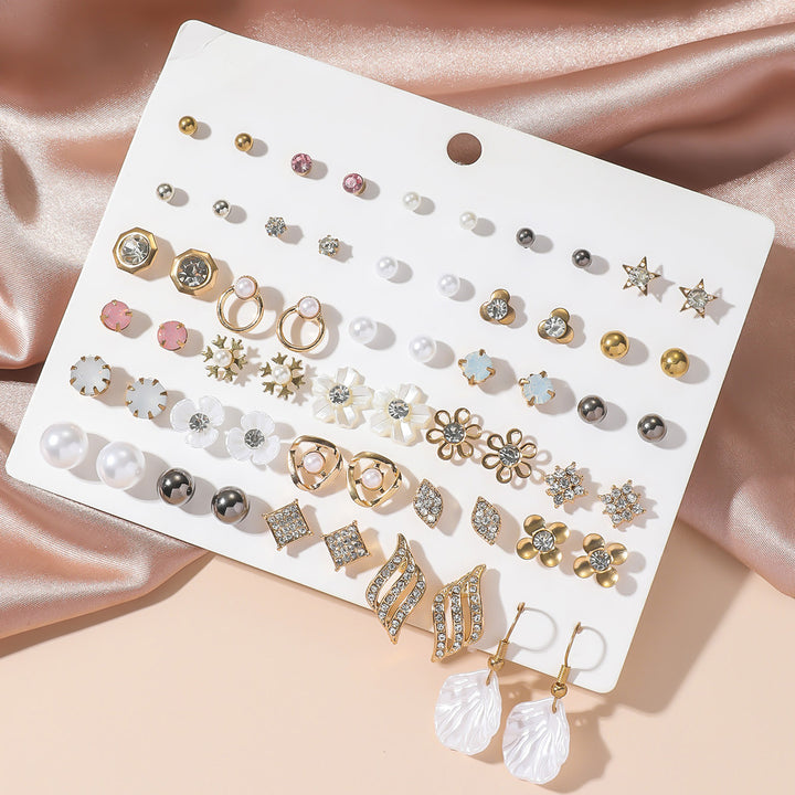 Earring set with gold accents Stornfield