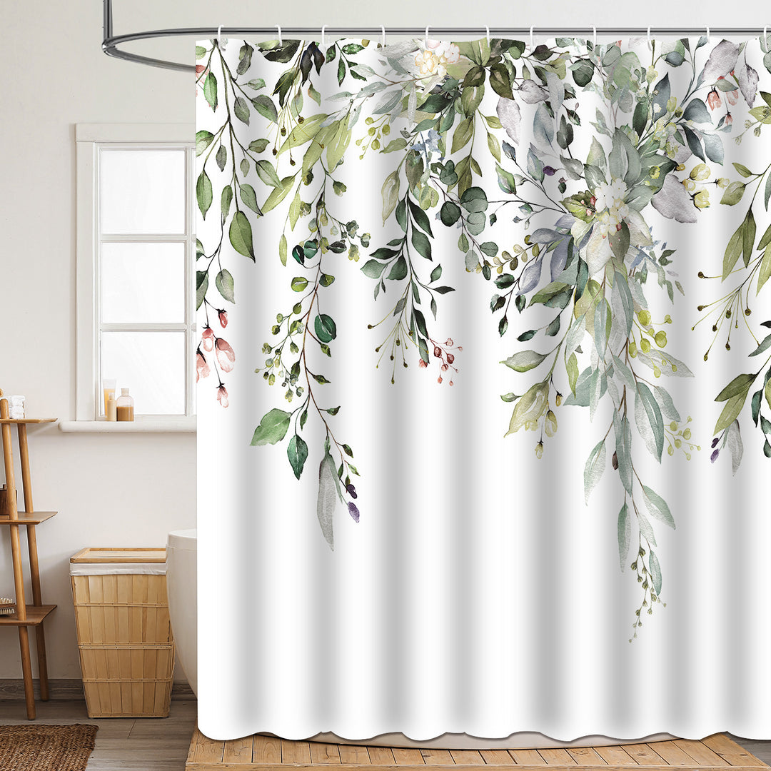 Floral Patterned Bathroom Shower Curtain Stornfield