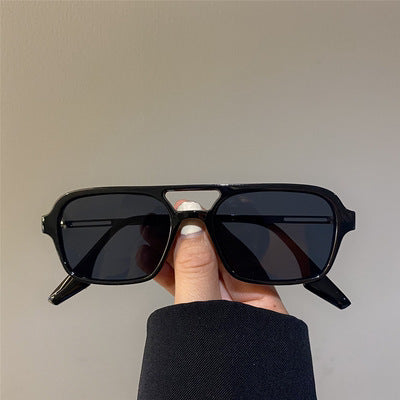 Women's trendy square sunglasses with transparent frame and gentle lenses Stornfield