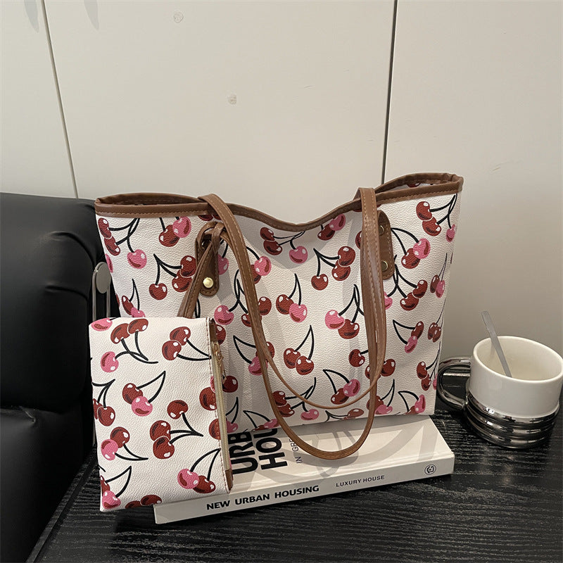 WoWhimsical Cherry Print Tote Bag Stornfield