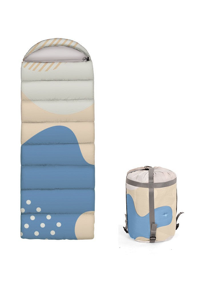 High-quality and warm sleeping bag with headrest Stornfield