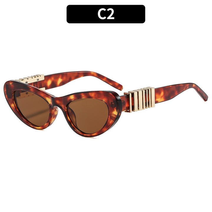 Women's Designer Sunglasses with Luxurious Metal Frame and Stylish Decorations Stornfield