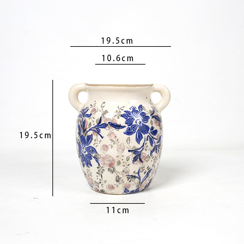Flower decoration vessel with playful pattern Stornfield