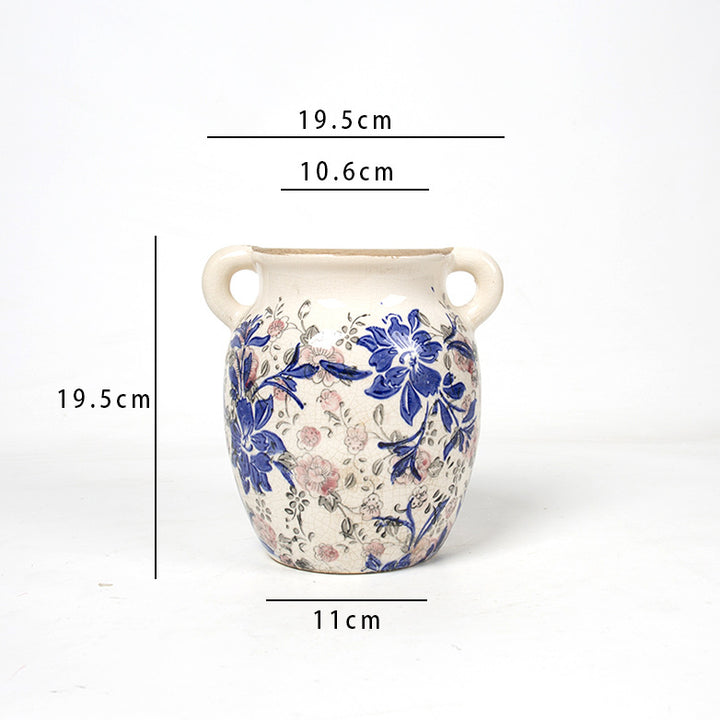 Flower decoration vessel with playful pattern Stornfield