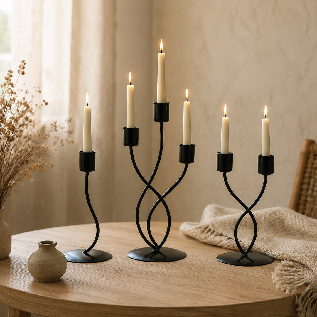 Modern Cactus-Shaped Candle Holder