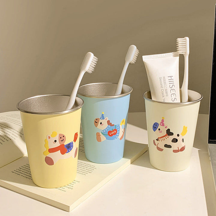 Toothbrush holder with cheerful animal design Stornfield
