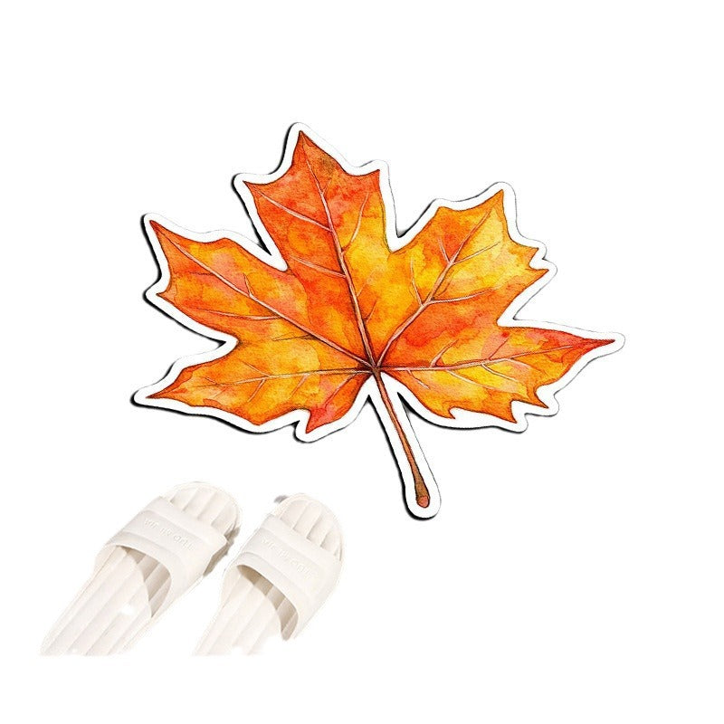 Leaf-Shaped Area Rug