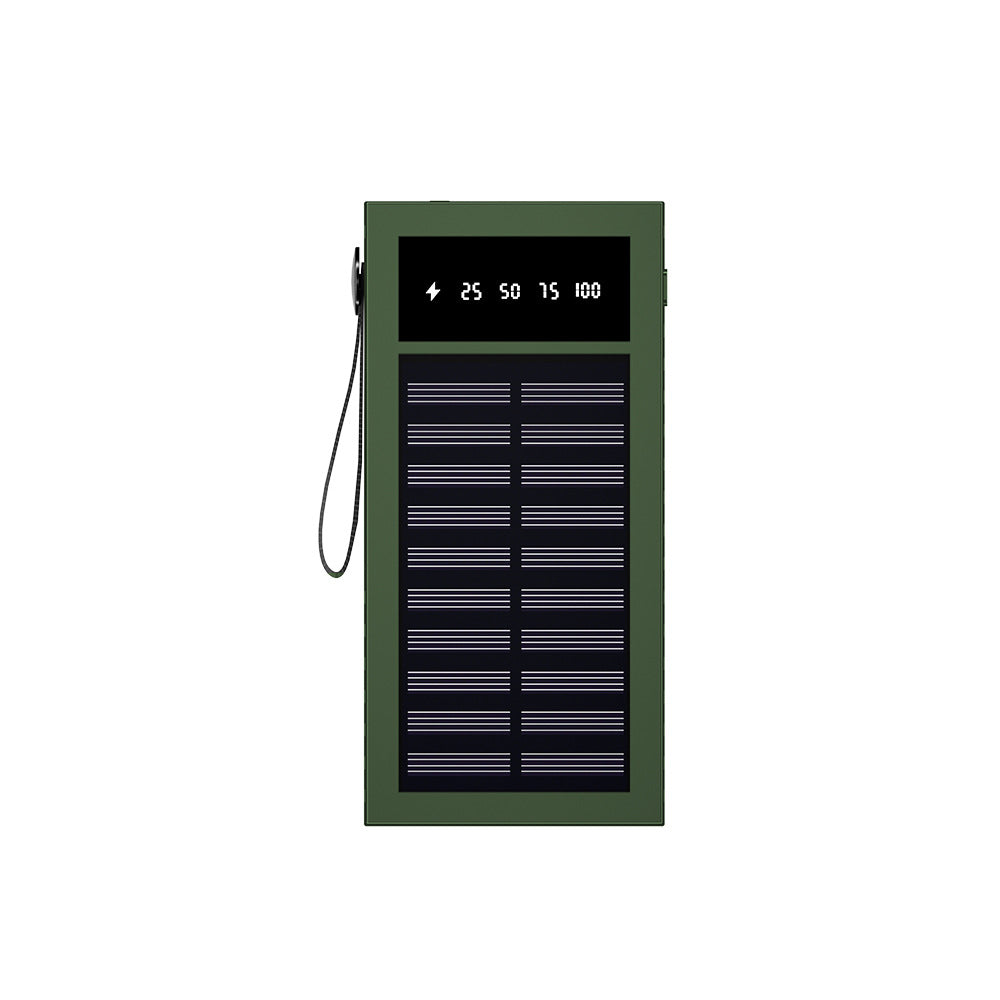 Portable Solar Power Bank with Digital Display and Innovative Charging Management Stornfield