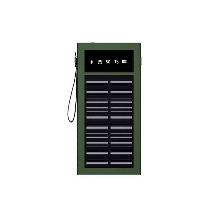 Portable Solar Power Bank with Digital Display and Innovative Charging Management Stornfield