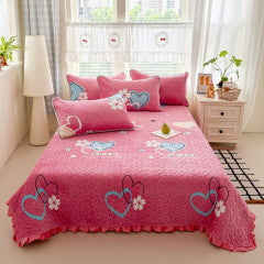Playful Cartoon-Themed Bedspread Set