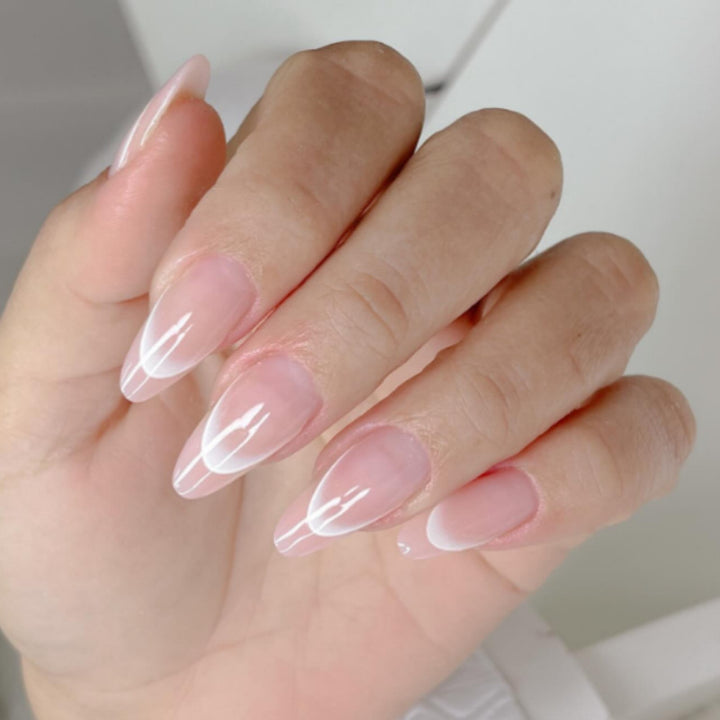 Artistic Glossy Press-On Nail Set Stornfield