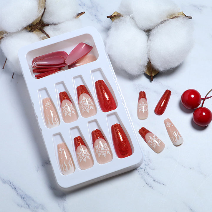 Artistic Glitter Press-On Nail Set Stornfield