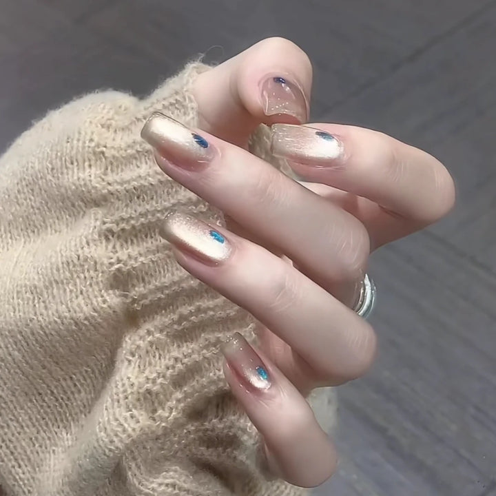 Glittery Nail Art Extensions