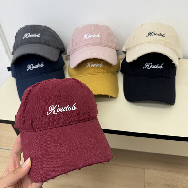 Men's Distressed Cotton Baseball Cap Stornfield 1783921814