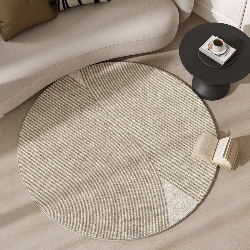 Round Motivational Area Rug Stornfield