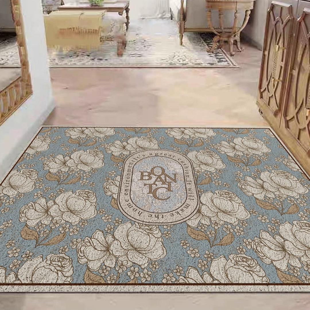 Floral Patterned Decorative Area Rug