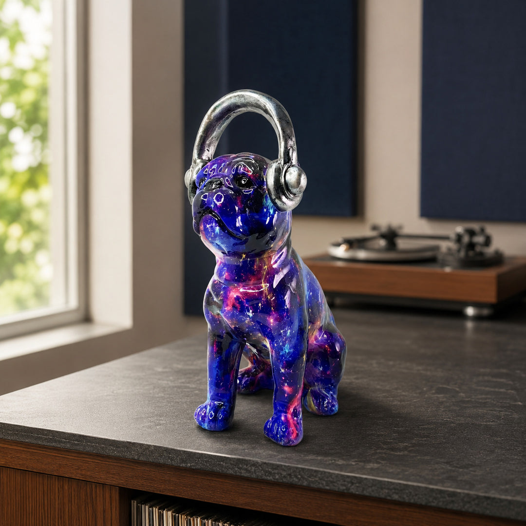 Colorful decorative figure of a dog in modern design Stornfield