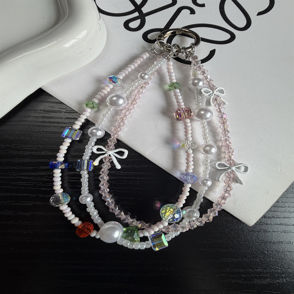 Playful Beaded Charm Keychain Stornfield