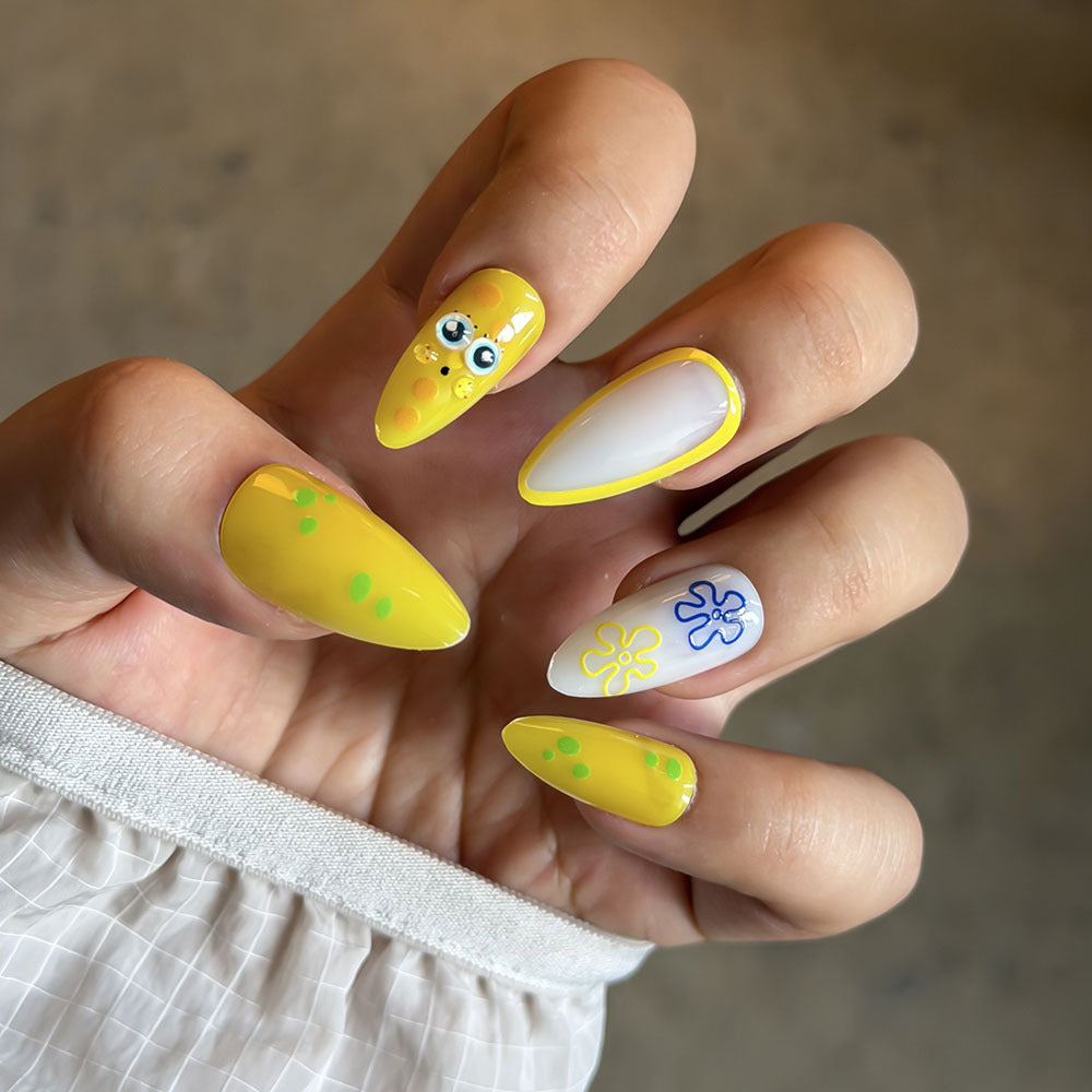 Whimsical Cartoon Press-On Nail Set Stornfield