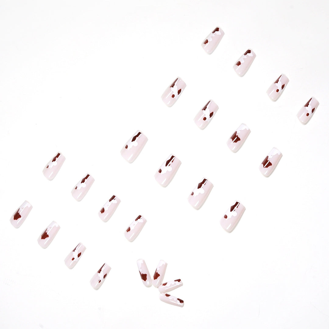 Artistic acrylic nails with elegant gradient and creative designs Stornfield