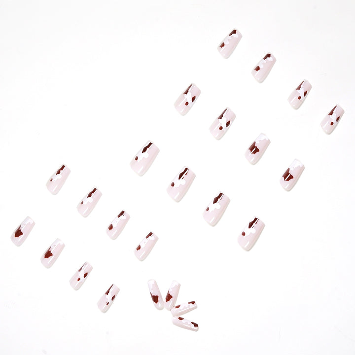 Artistic acrylic nails with elegant gradient and creative designs Stornfield