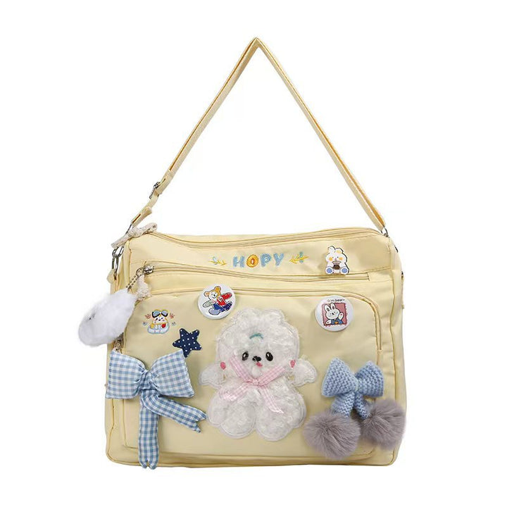 Plush Embellished Handbag Stornfield