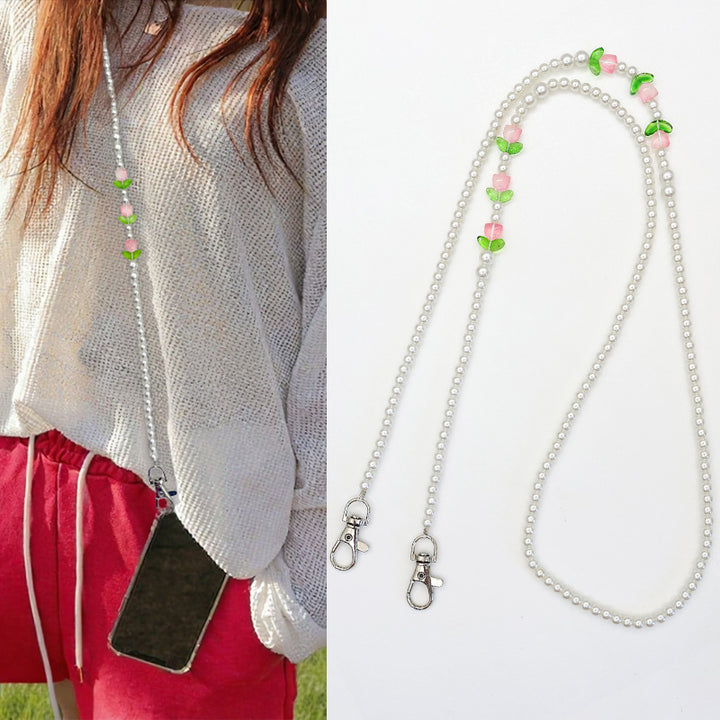 Beaded Eyewear Chain with Stylish Checker Design Stornfield