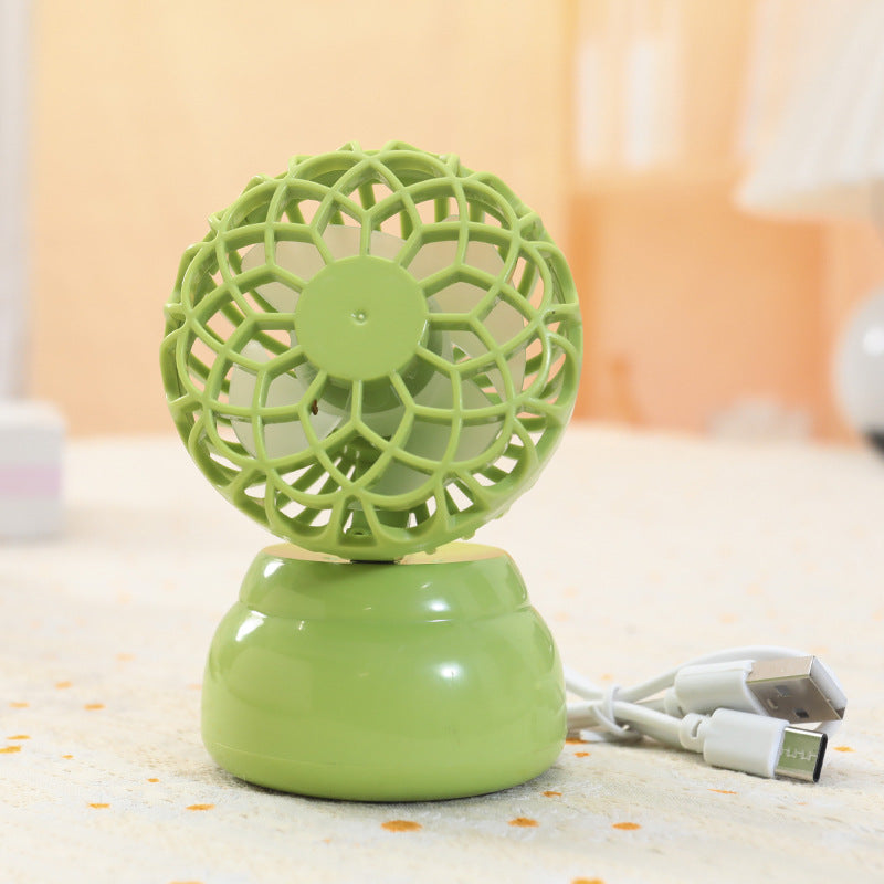 Women Portable USB Mini Fan in Stylish Plant Design Stornfield