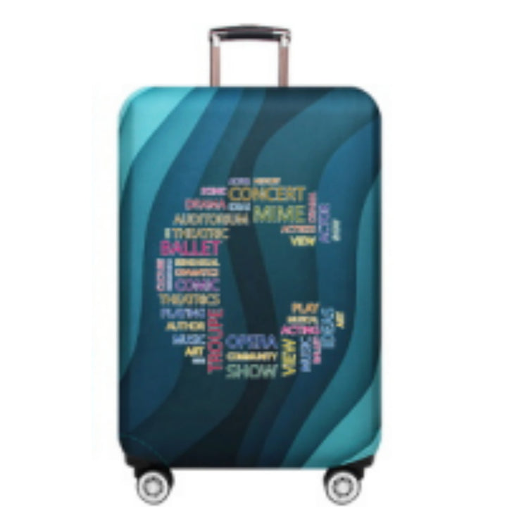 Unisex Hard Shell Suitcase with Creative Cultural Design Stornfield
