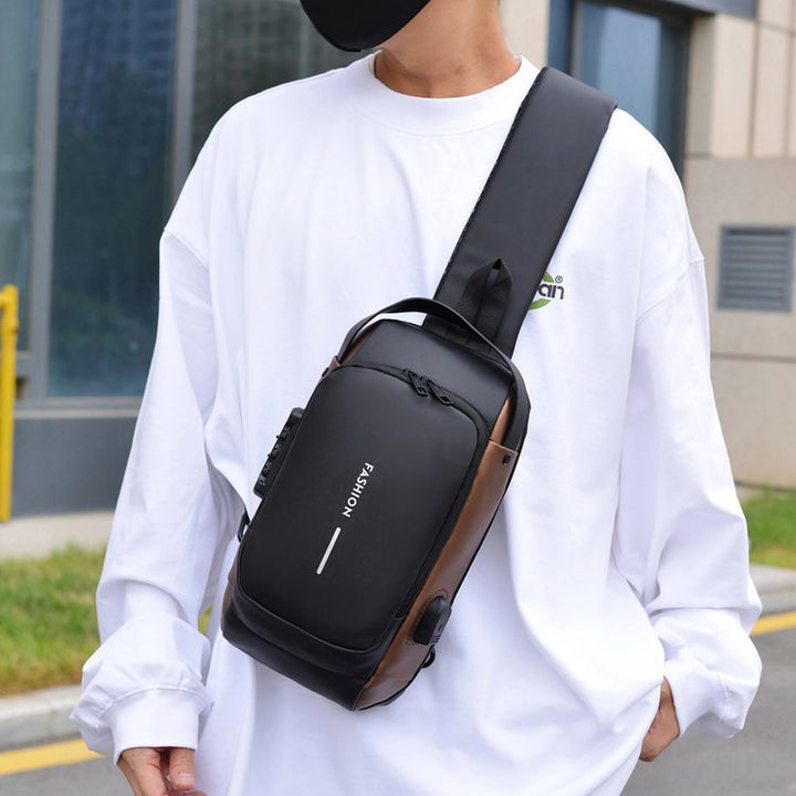 Shoulder bag with ergonomic design and multiple compartments Stornfield