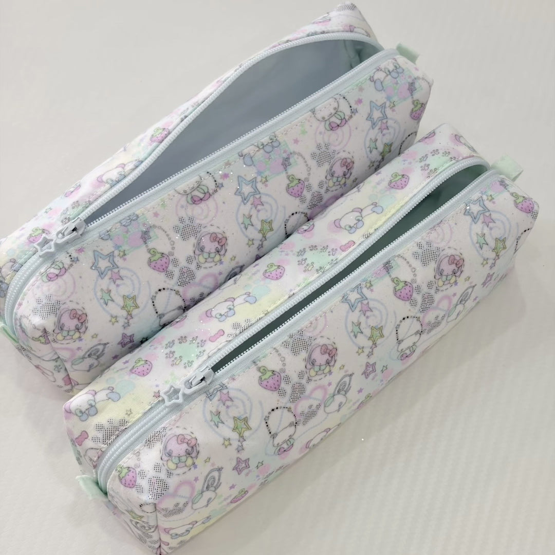 Stylish Character Print Pencil Case