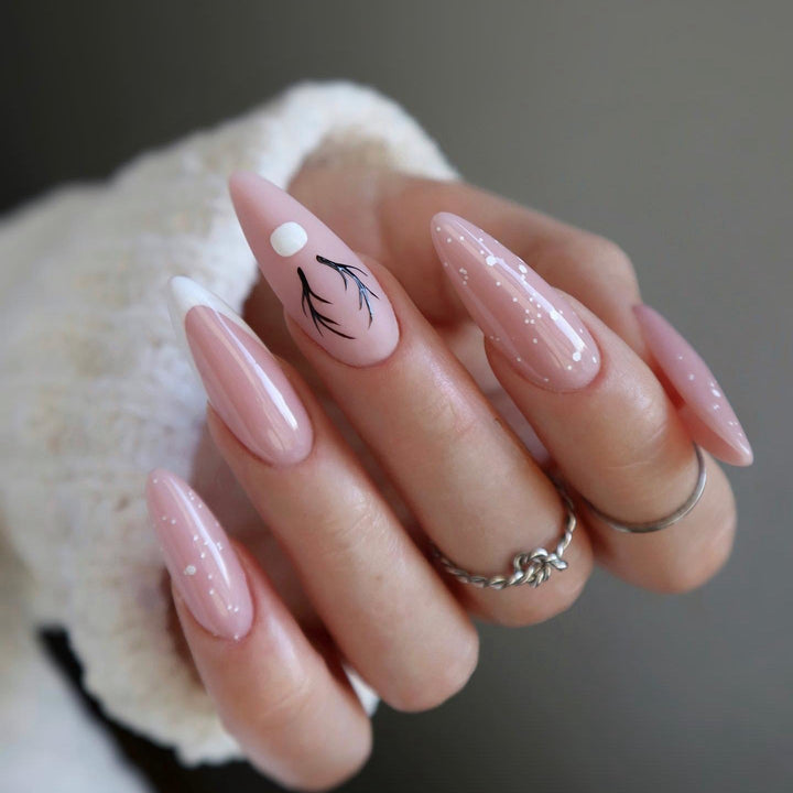 Artistic Almond-Shaped Nail Extensions Stornfield