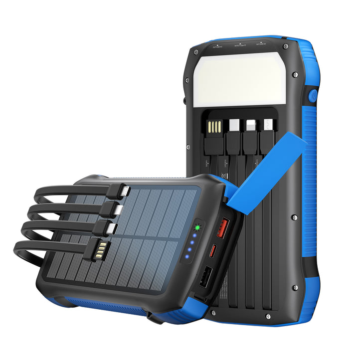 Solar Power Bank with multifunctionality and fast charging feature Stornfield