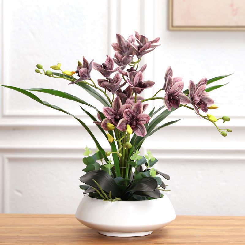 Decorative Faux Flower Arrangement