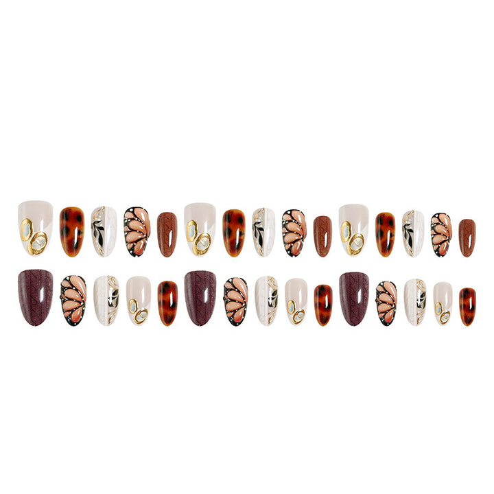 Deluxe artificial nails in elegant Baroque style Stornfield