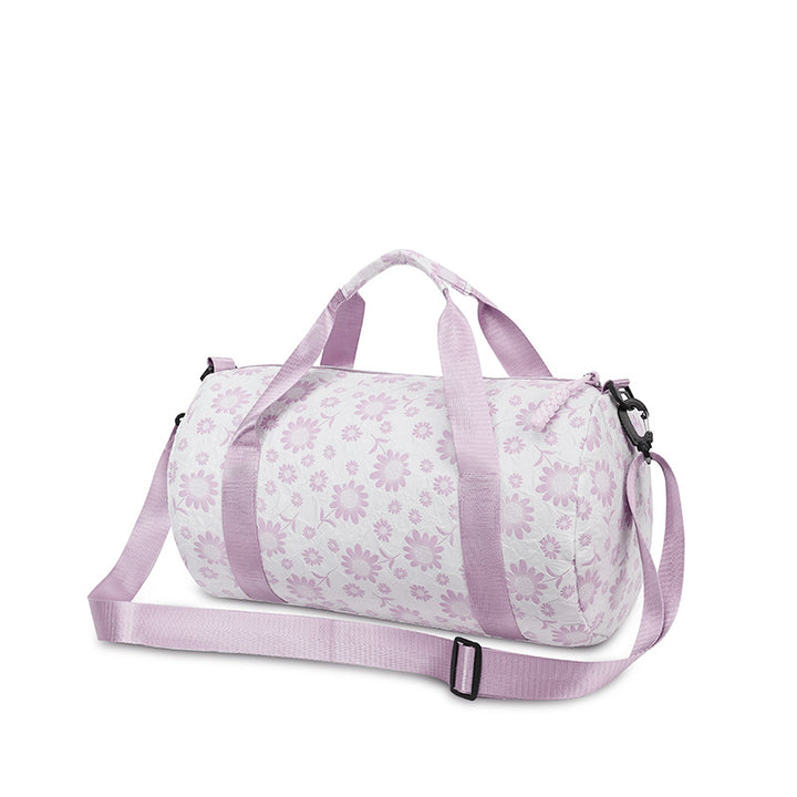 Sporty Duffel Bag With Floral Pattern Stornfield