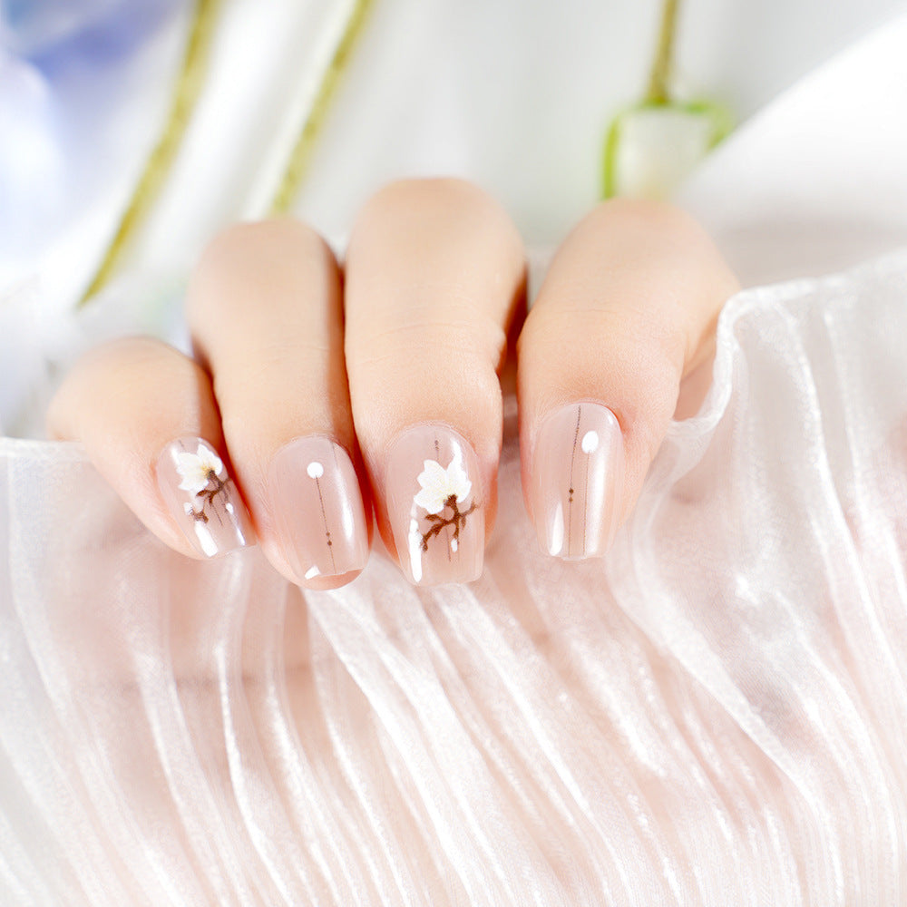 Artistic Floral Nail Wraps Stornfield