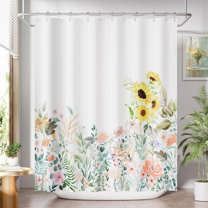 Modern Striped Shower Curtain Stornfield