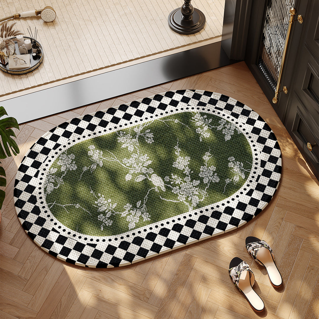 Butterfly-Themed Indoor Area Rug