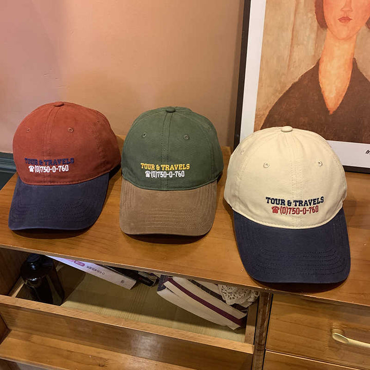 Men's Casual Travel-Themed Baseball Cap Stornfield