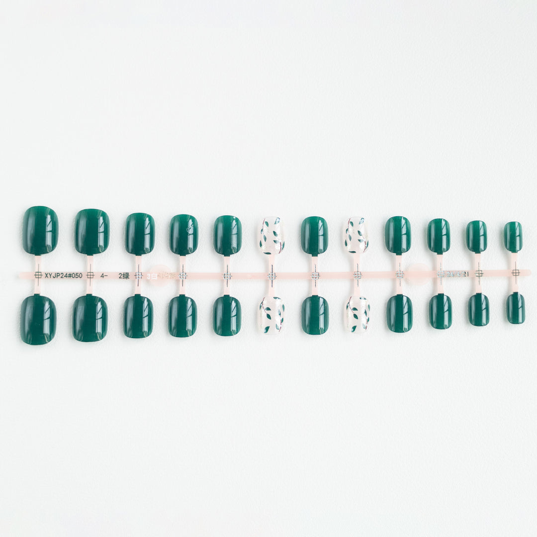 Artistic Floral Nail Art Design