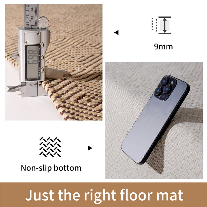 Geometric Pattern Kitchen Runner Mat