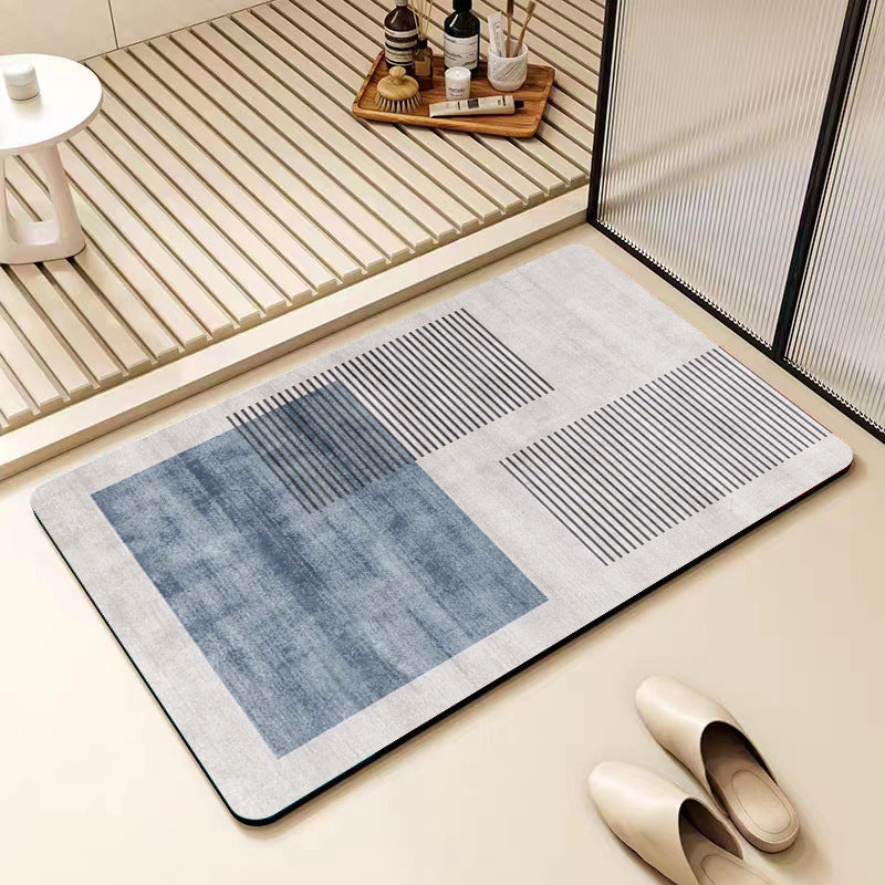 Modern Abstract Bathroom Mat