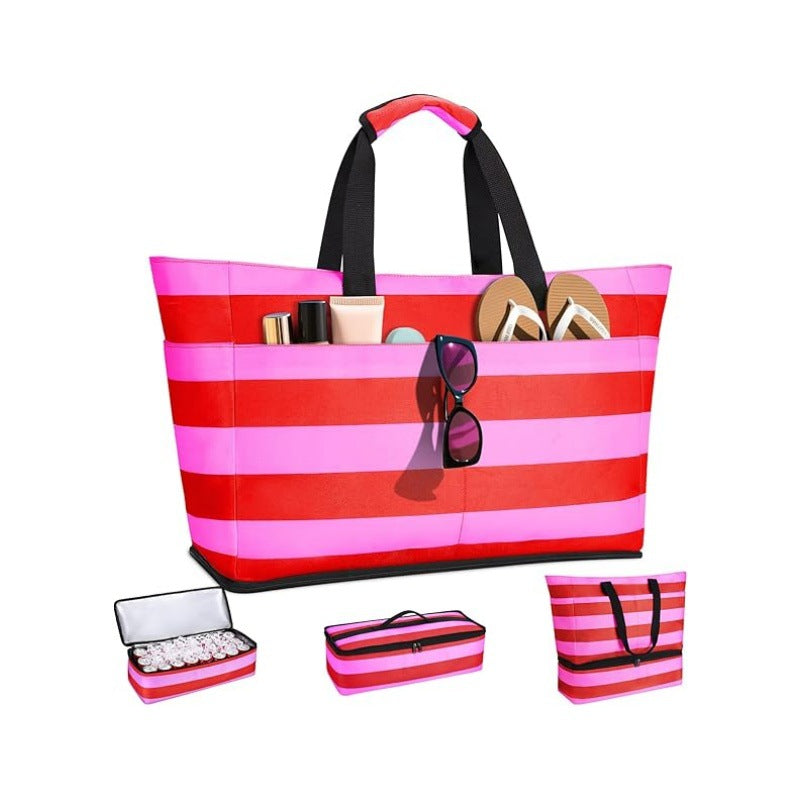 Beach bag with multiple compartments Stornfield