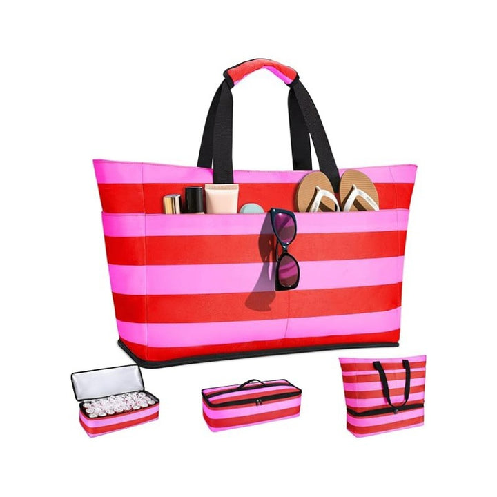 Beach bag with multiple compartments Stornfield