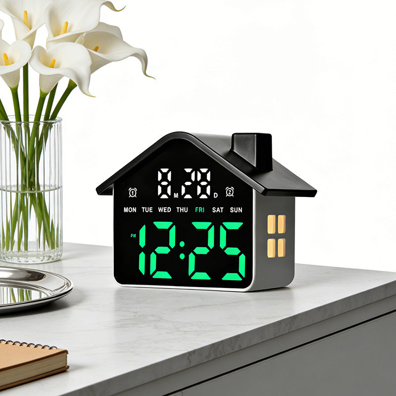 Digital Alarm Clock in House Design Stornfield